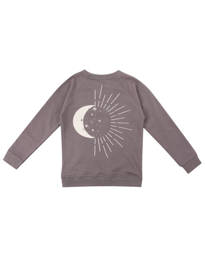 Moon motif sweatshirt