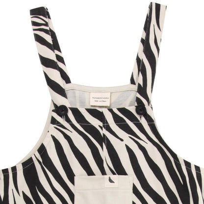 Zebra skin dungarees - resale