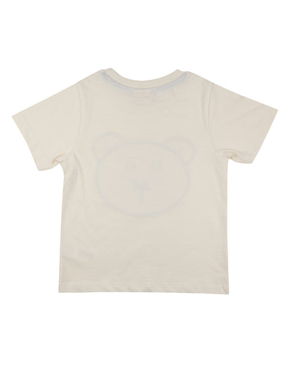 Nep applique bear tee