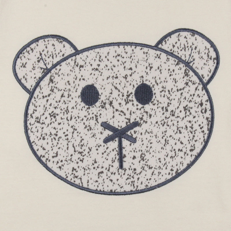 Nep applique bear tee