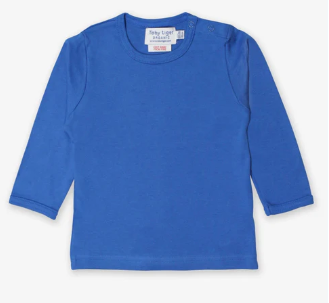 Toby Tiger long sleeve top - blue - resale