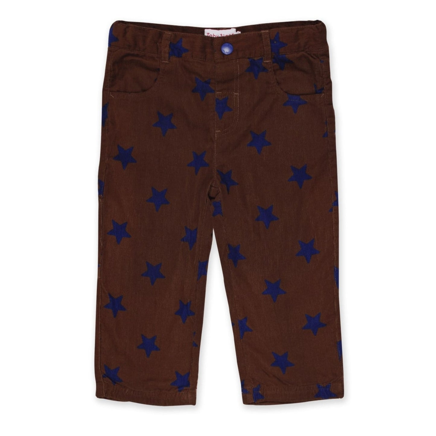 Brown star cord trousers