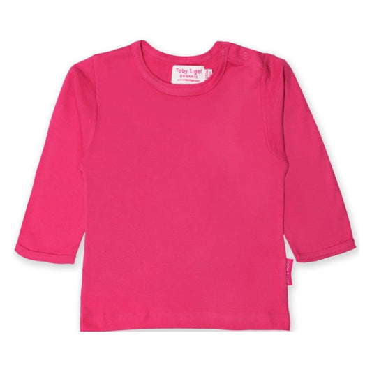 Toby Tiger long sleeve top - pink