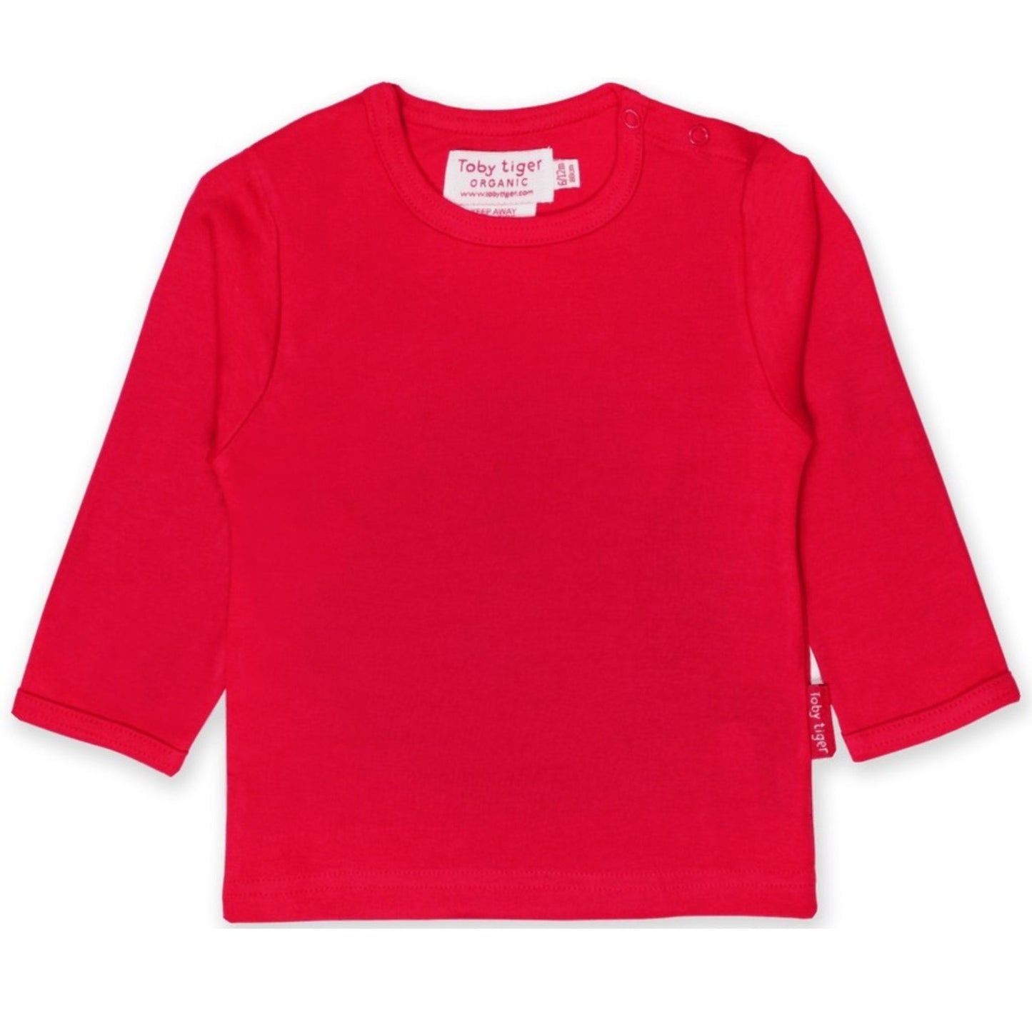Toby Tiger long sleeve top - red