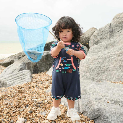 Under the sea short dungarees