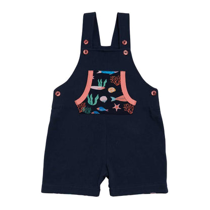 Under the sea short dungarees