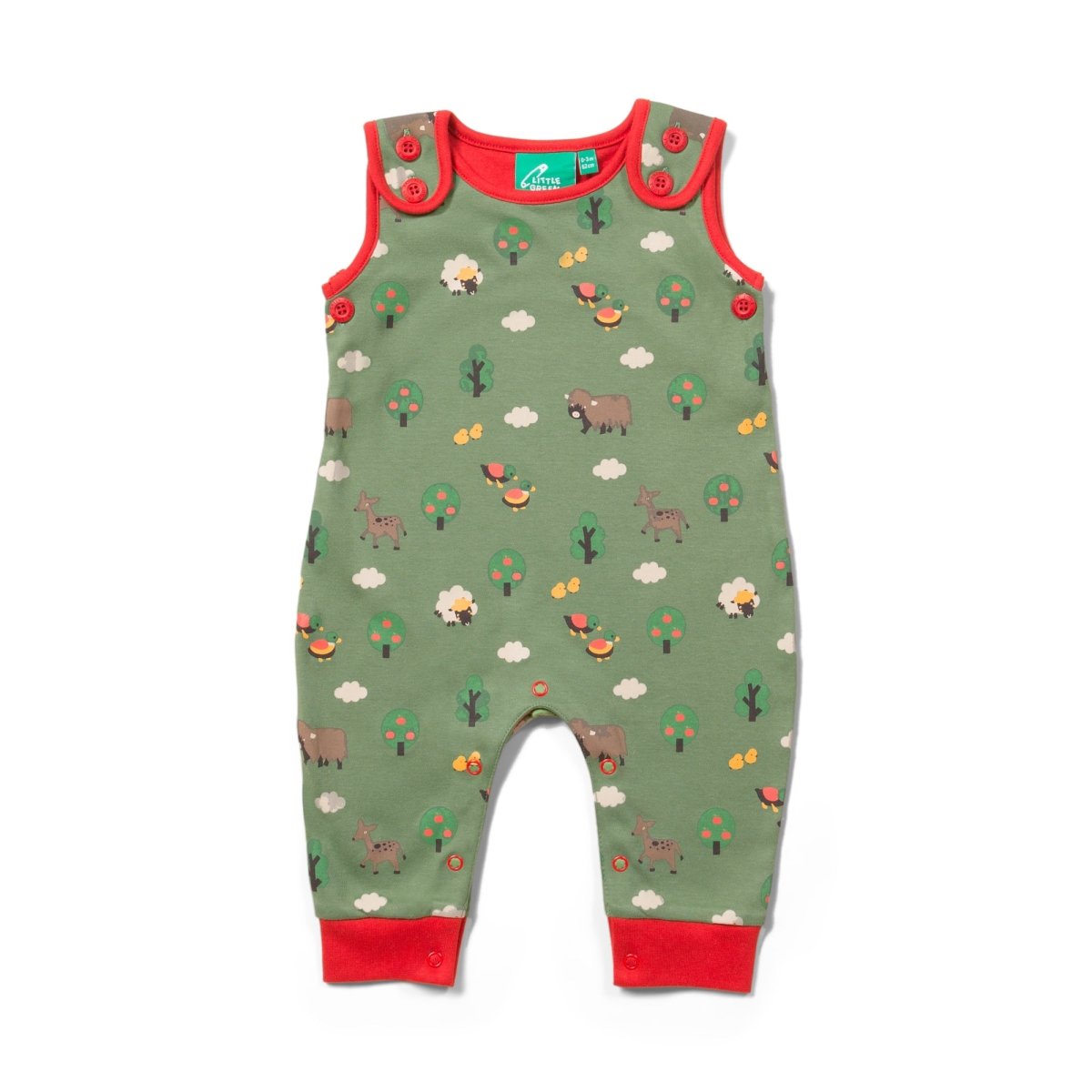 Animal friends everyday dungarees - Borro - rent baby kids clothes