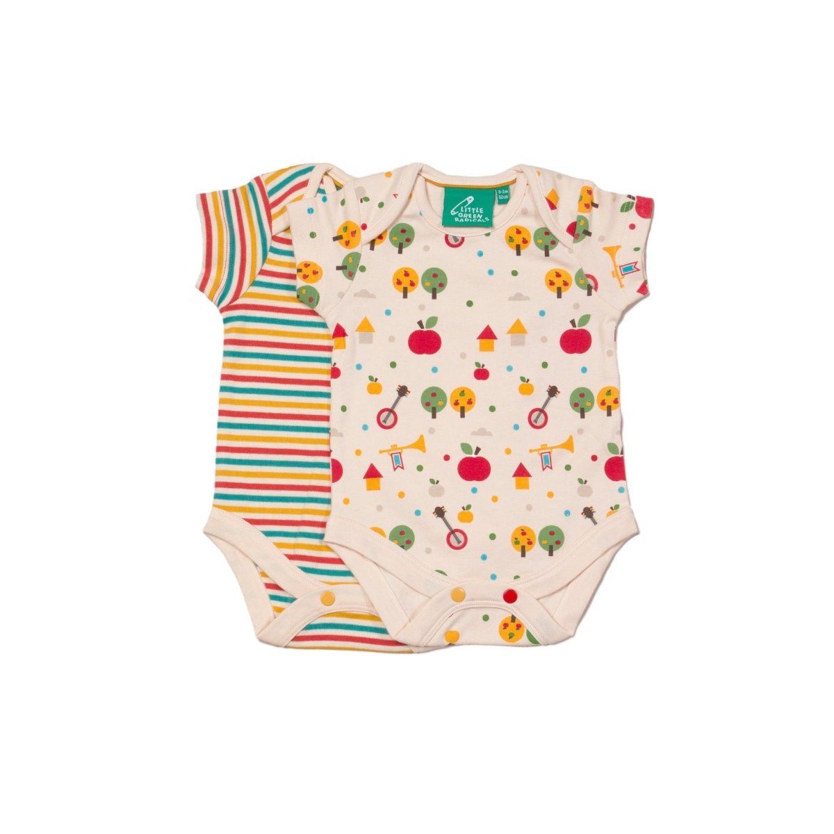 Apple tree short sleeve bodysuit set - Borro - rent baby kids clothes