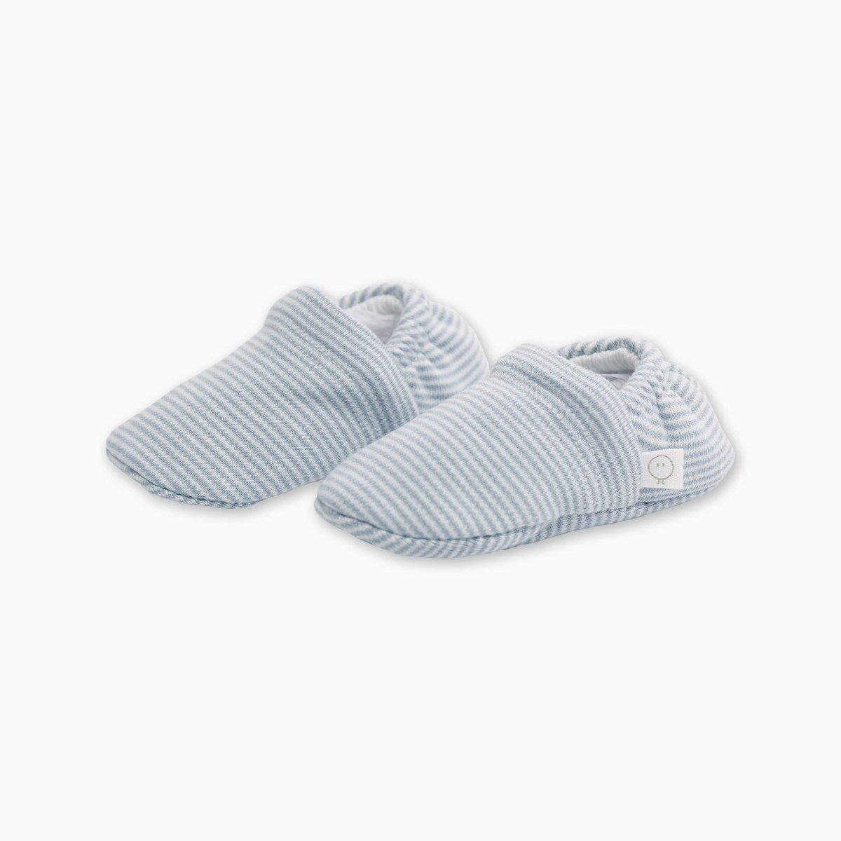 Baby booties - blue stripe - Borro - rent baby kids clothes