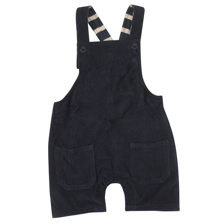 Baby cord dungarees - blue ink - Borro - rent baby kids clothes