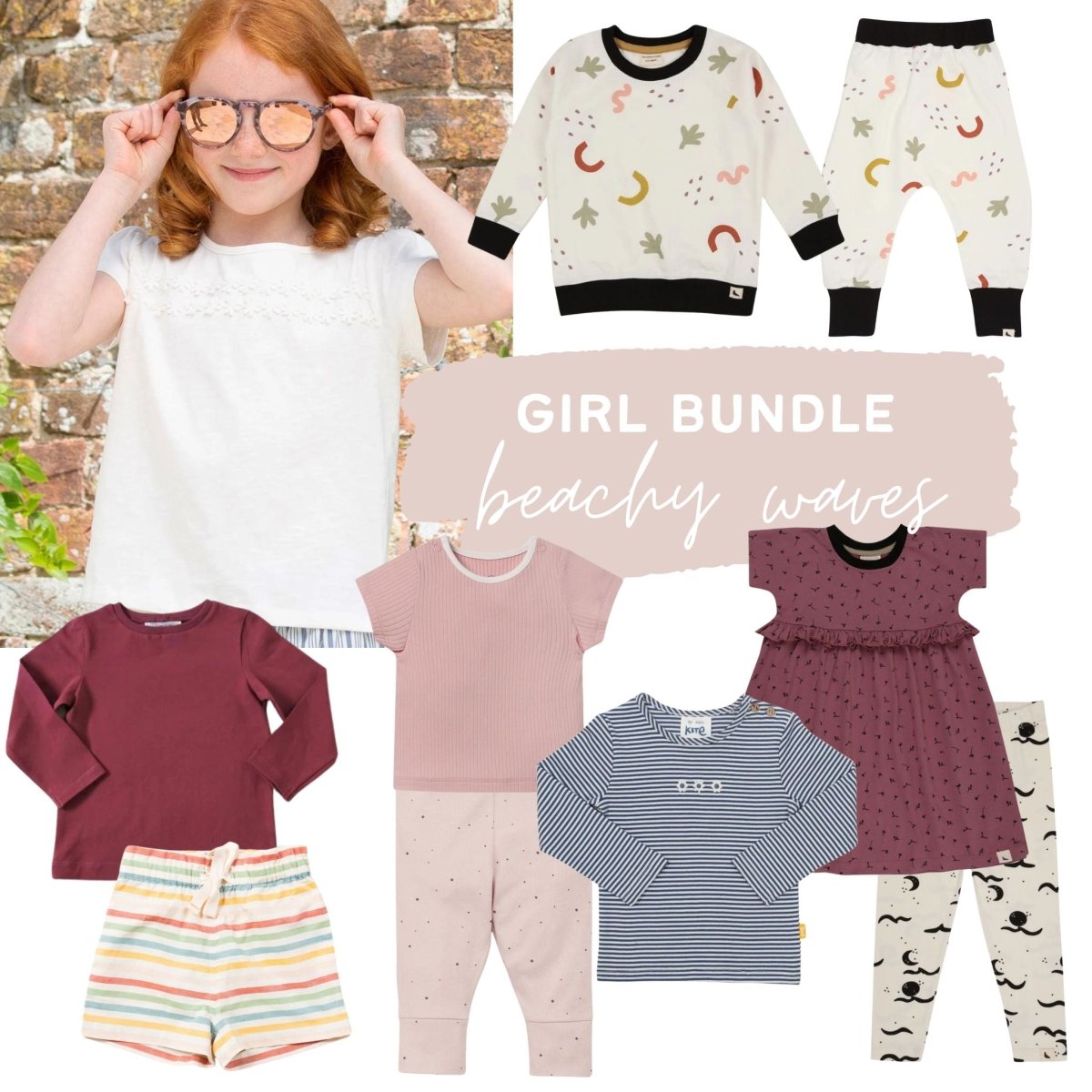 Beachy waves capsule wardrobe - Borro - rent baby kids clothes