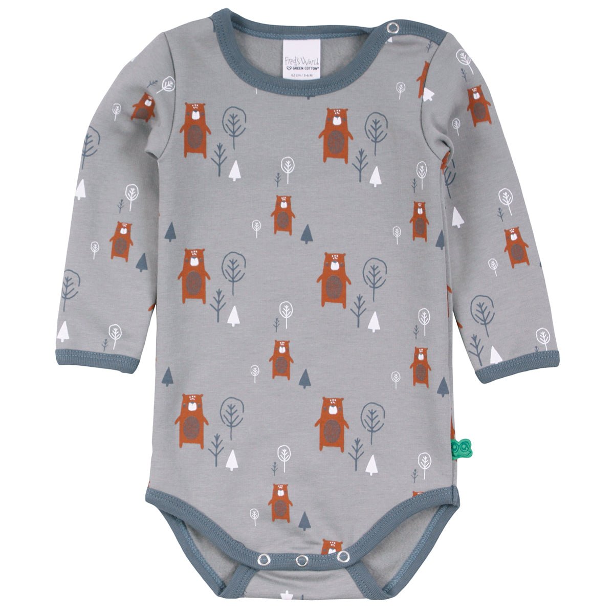 Bear cosy long sleeve bodysuit - Borro - rent baby kids clothes