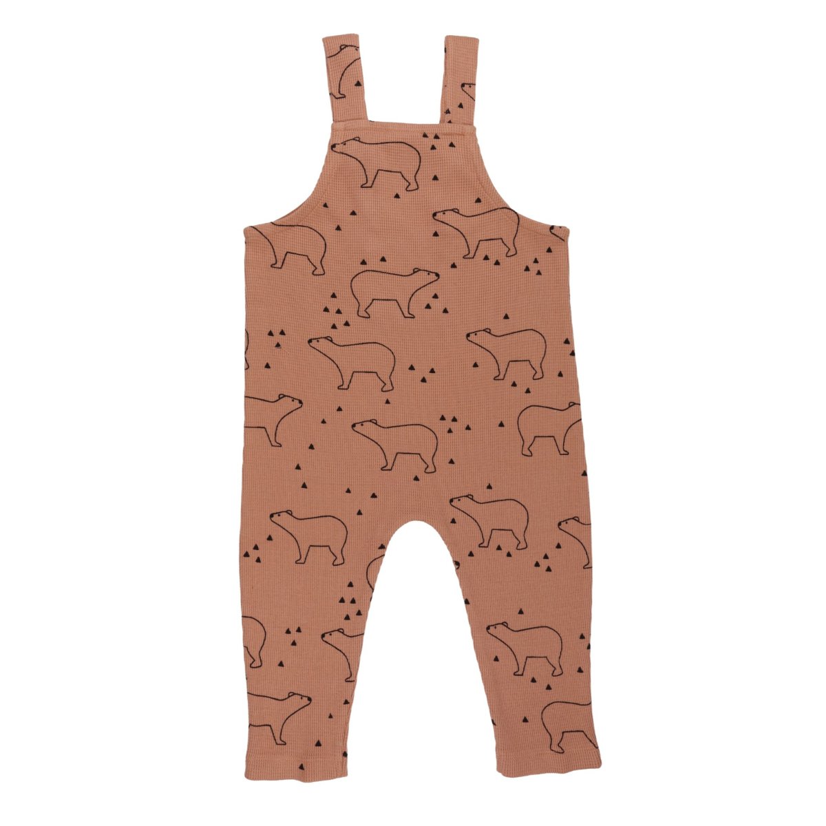 Bear silhouette easy fit dungarees - Borro - rent baby kids clothes