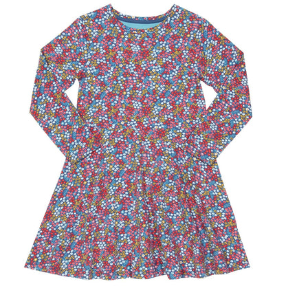 Berry ditsy skater dress - Borro - rent baby kids clothes