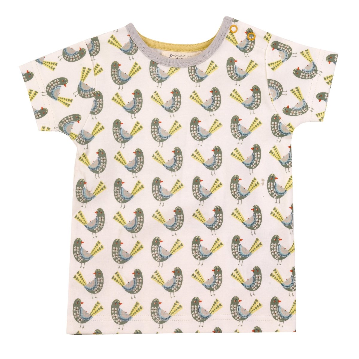 Birds green t-shirt - Borro - rent baby kids clothes