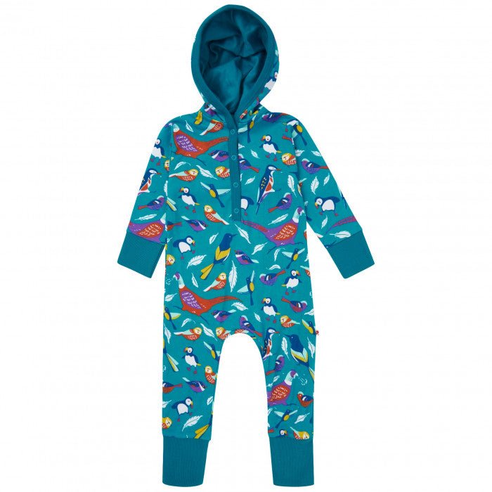 Birds hooded playsuit - Borro - rent baby kids clothes