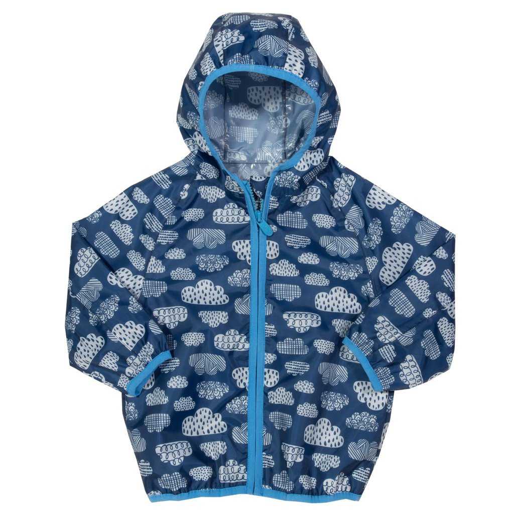 Blue clouds puddlepack jacket - Borro - rent baby kids clothes