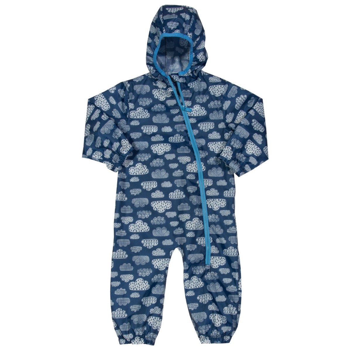 Blue clouds puddlepack suit - Borro - rent baby kids clothes