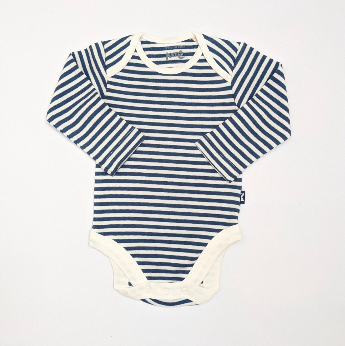 Blue stripe long sleeve bodysuit - Borro - rent baby kids clothes