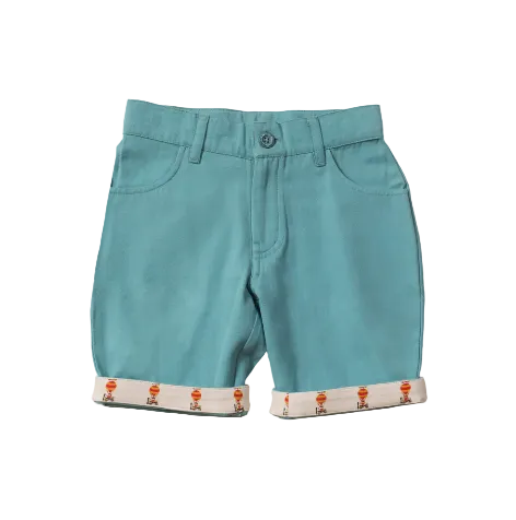 Blue twill sunshine shorts