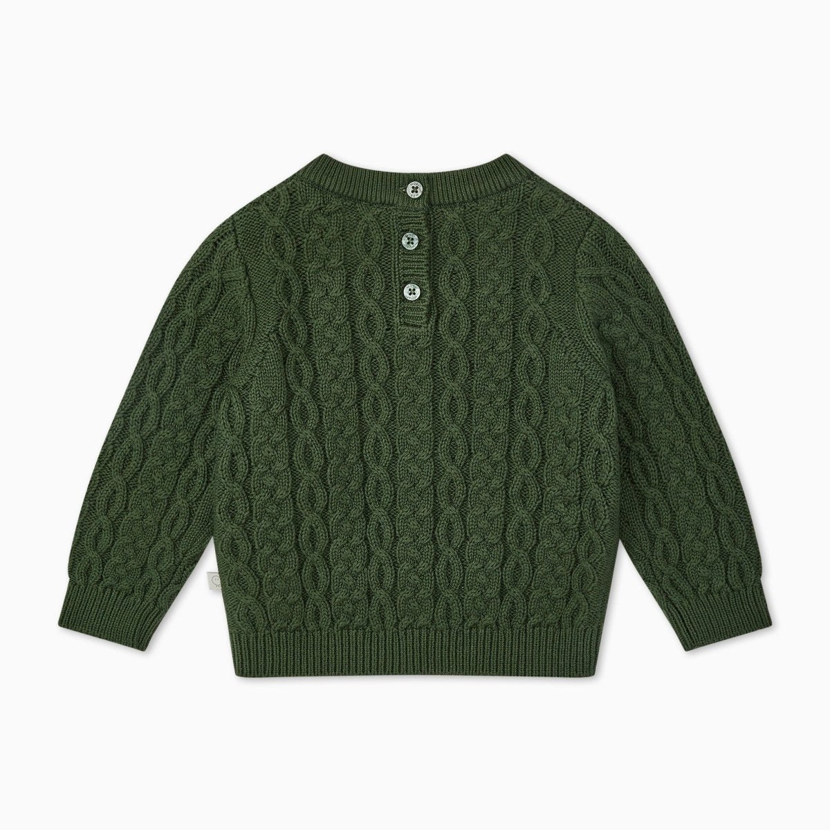 Cable knit jumper - thyme - Borro - rent baby kids clothes