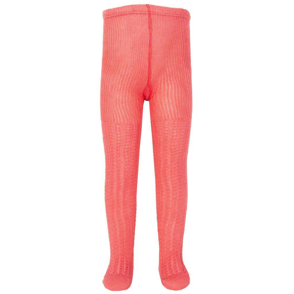 Cable rib pink tights - Borro - rent baby kids clothes