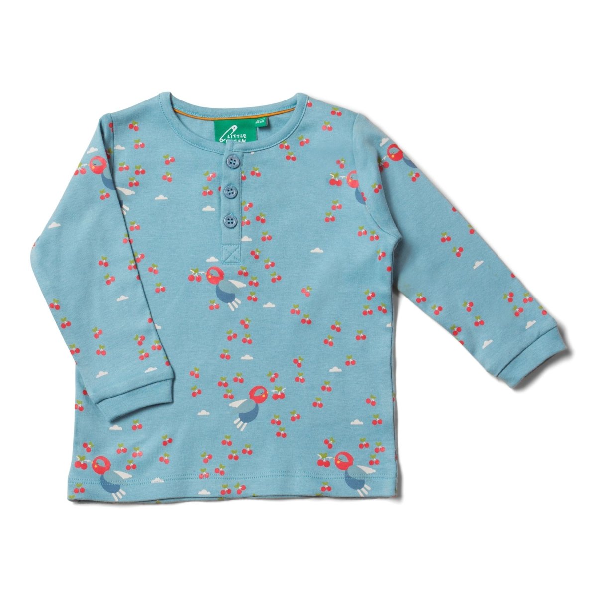 Cherry blossom button t-shirt - Borro - rent baby kids clothes