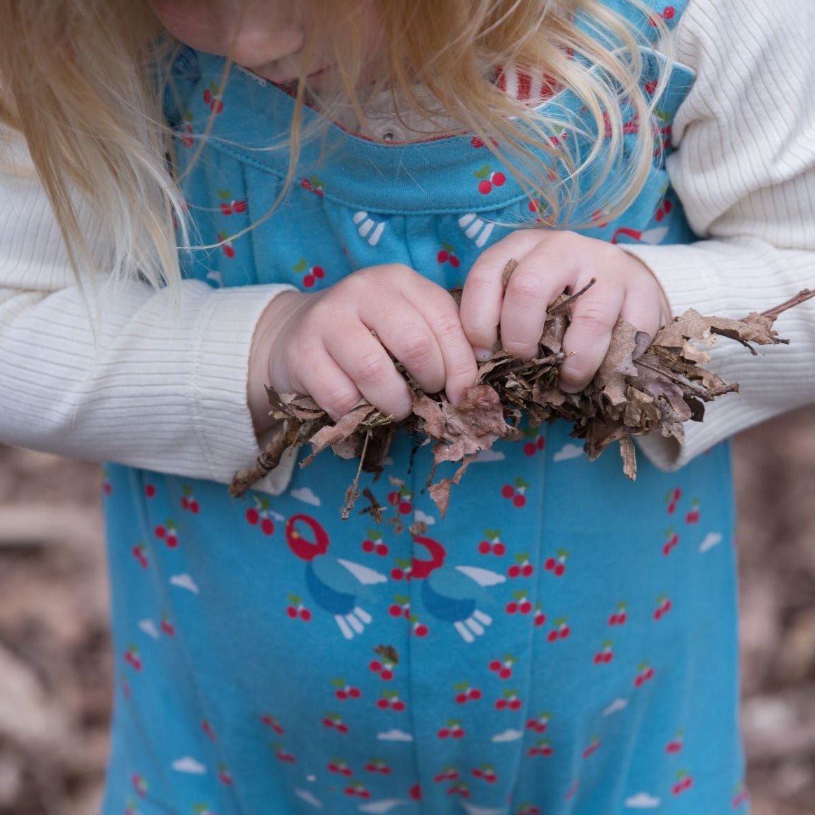 Cherry blossom playdays dungarees - Borro - rent baby kids clothes