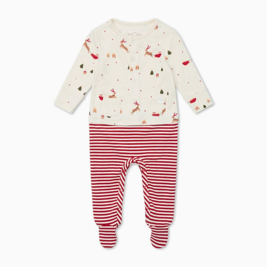 Christmas sleep & play jumpsuit - Borro - rent baby kids clothes