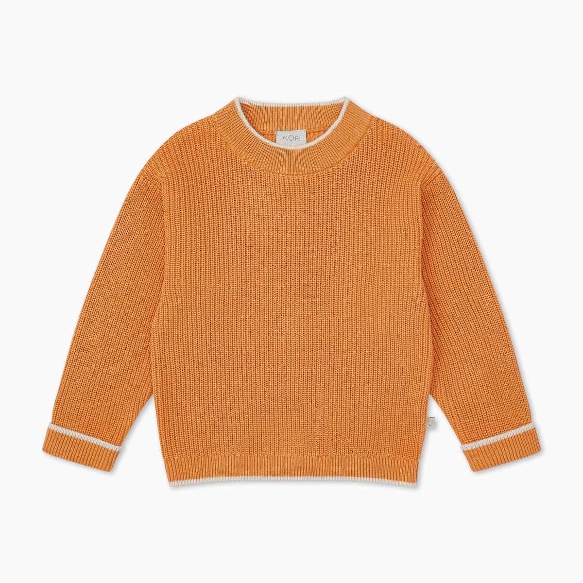 Chunky knit high neck jumper - oak - Borro - rent baby kids clothes