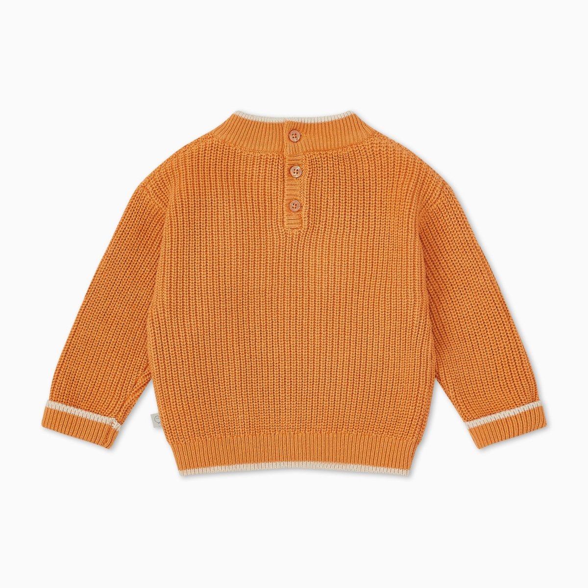 Chunky knit high neck jumper - oak - Borro - rent baby kids clothes