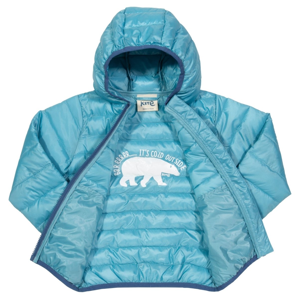 Cocoon coat - delphinium blue - Borro - rent baby kids clothes