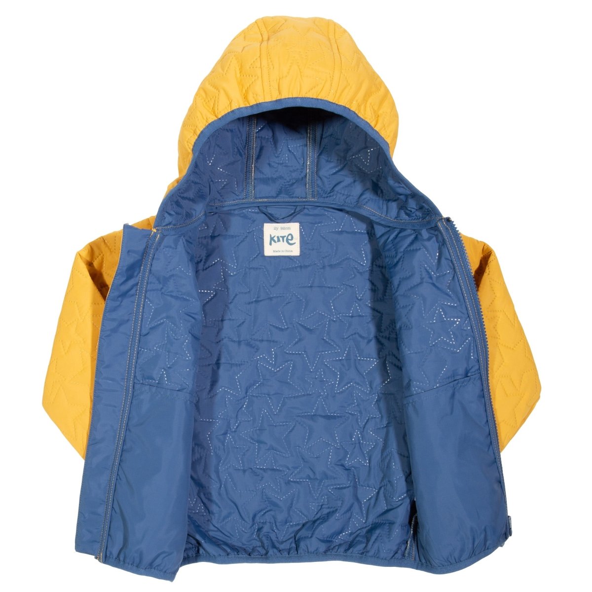 Cocoon coat - mustard yellow - Borro - rent baby kids clothes