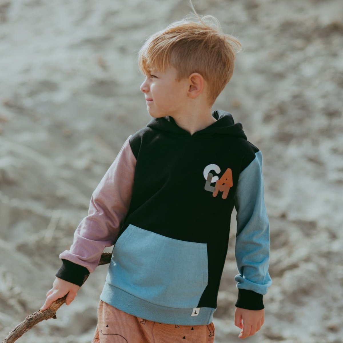 Colour block hoodie - Borro - rent baby kids clothes