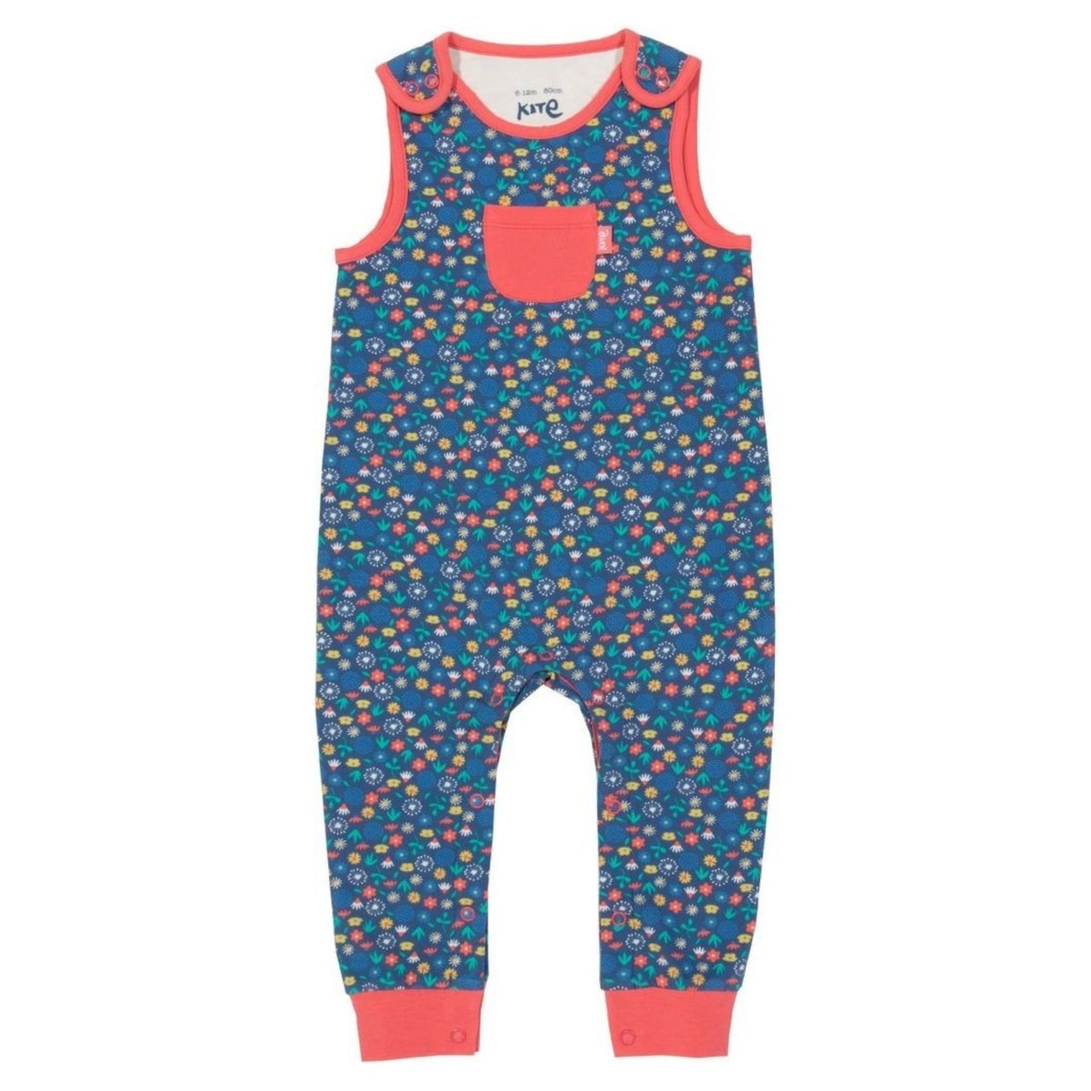 Dandy ditsy dungarees - Borro - rent baby kids clothes