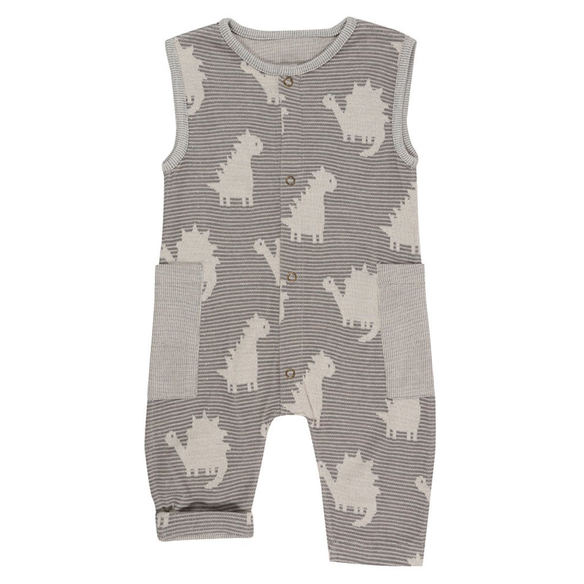 Dino reversible dungarees - Borro - rent baby kids clothes