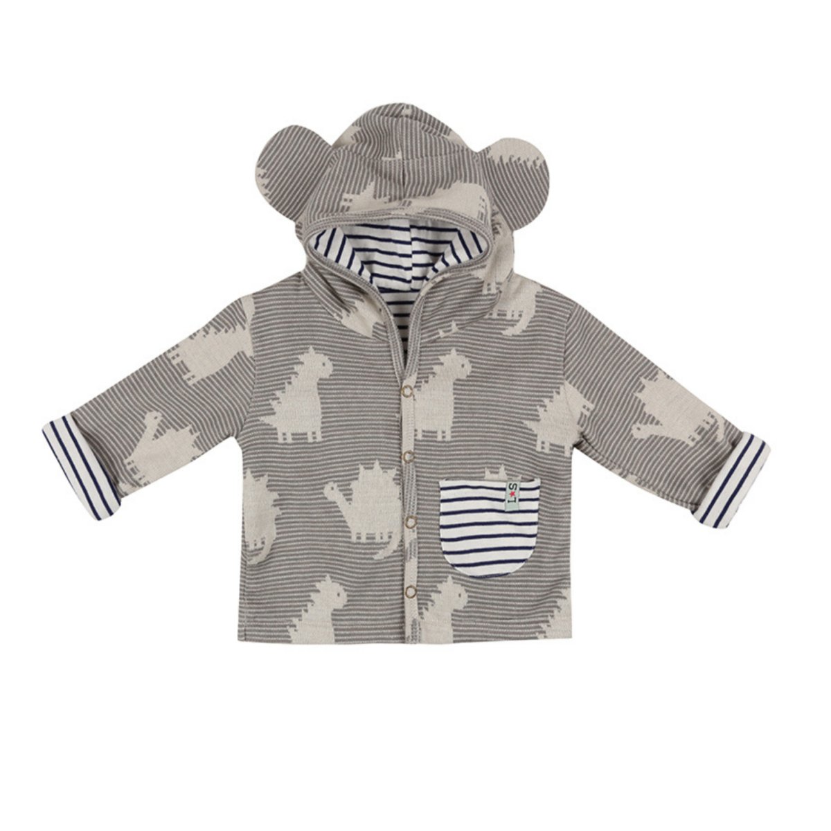 Dino reversible jacket - Borro - rent baby kids clothes