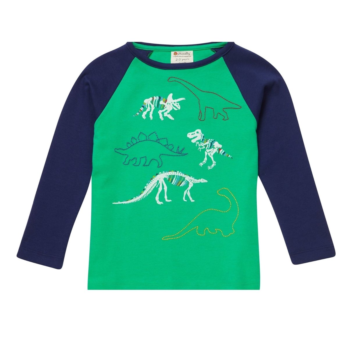 Dinosaur skeleton long sleeve top - Borro - rent baby kids clothes