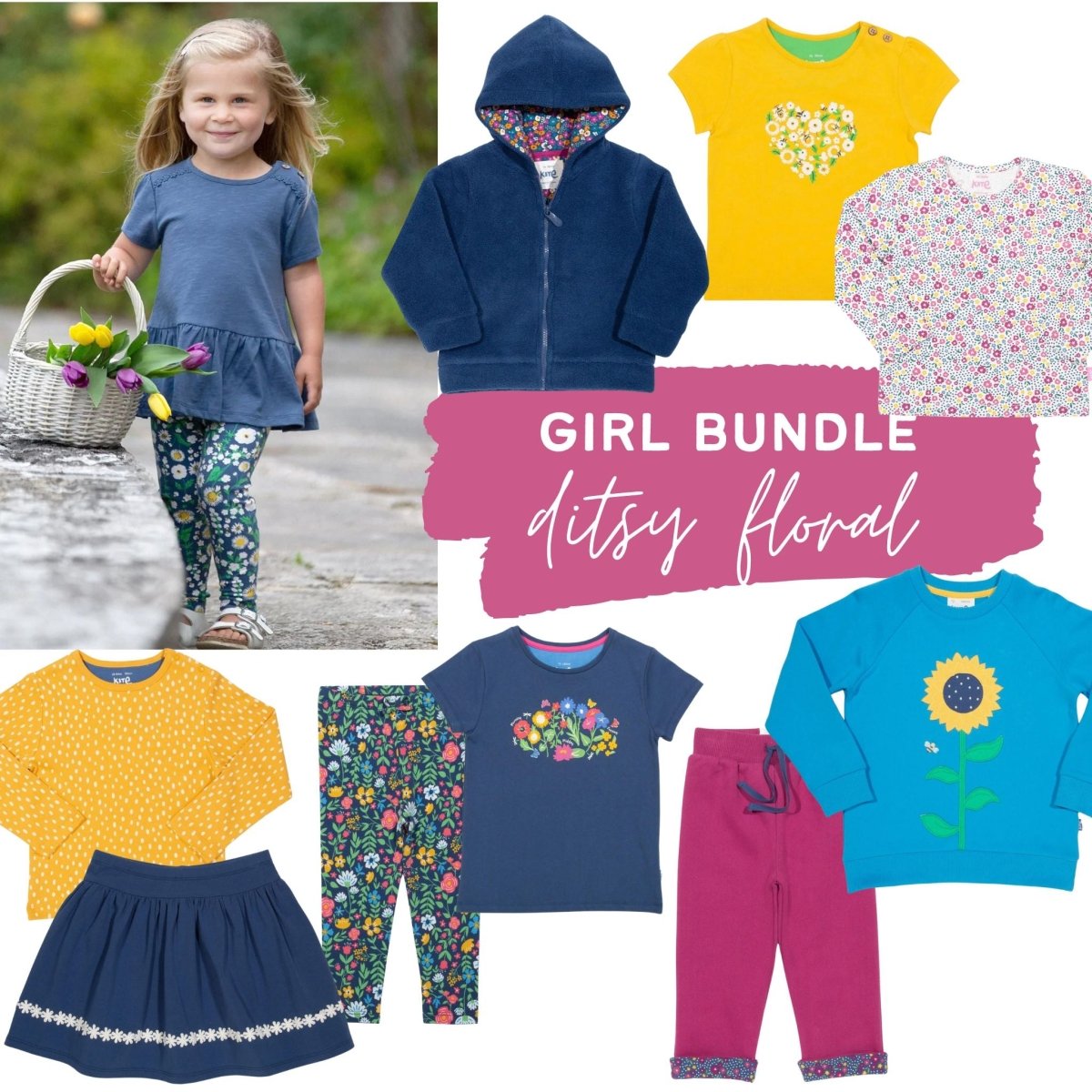 Ditsy floral capsule wardrobe - Borro - rent baby kids clothes