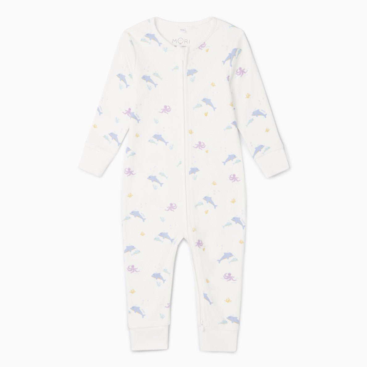 Dolphin double zip sleepsuit - Borro - rent baby kids clothes