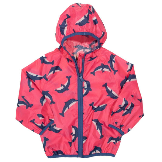 Dolphin puddlepack jacket - Borro - rent baby kids clothes
