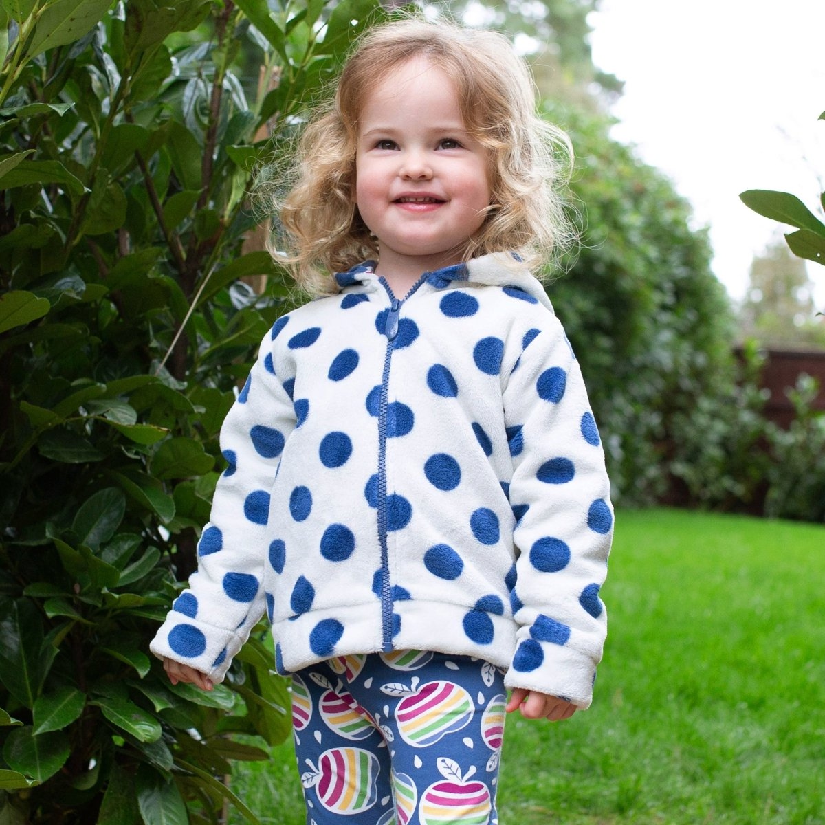 Dotty fleece hoody - Borro - rent baby kids clothes