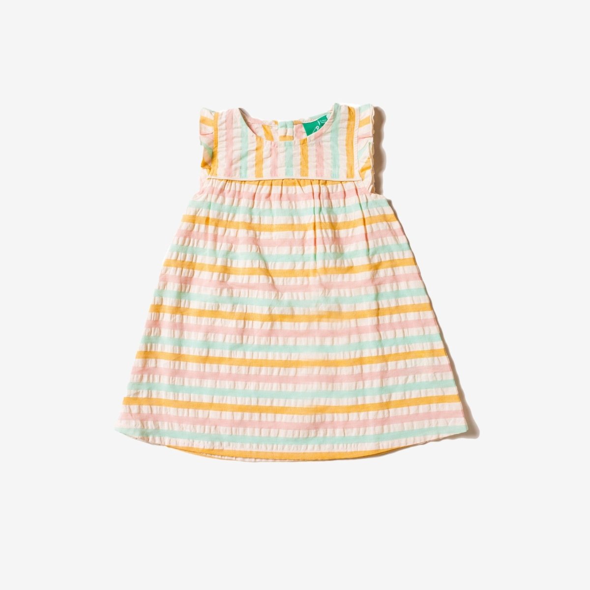 Winter fox little twirler dress