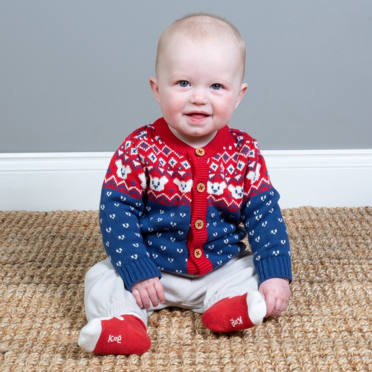 Fair Isle cardi - Borro - rent baby kids clothes