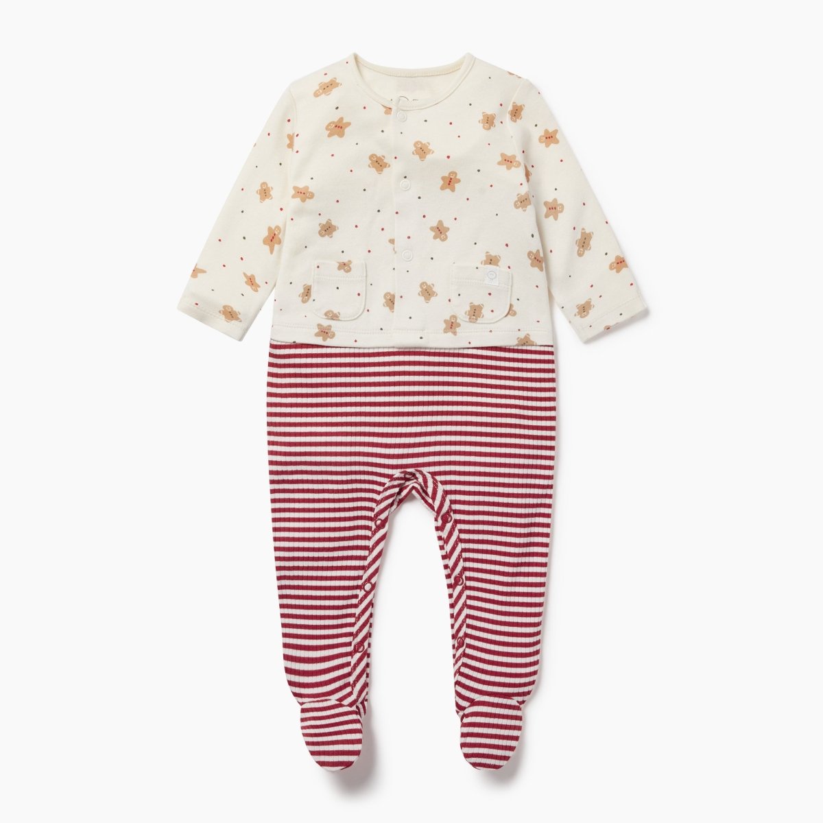 Festive sleep & play jumpsuit - Borro - rent baby kids clothes