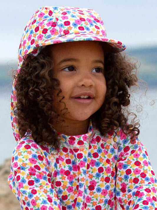 Flower time sun hat - Borro - rent baby kids clothes