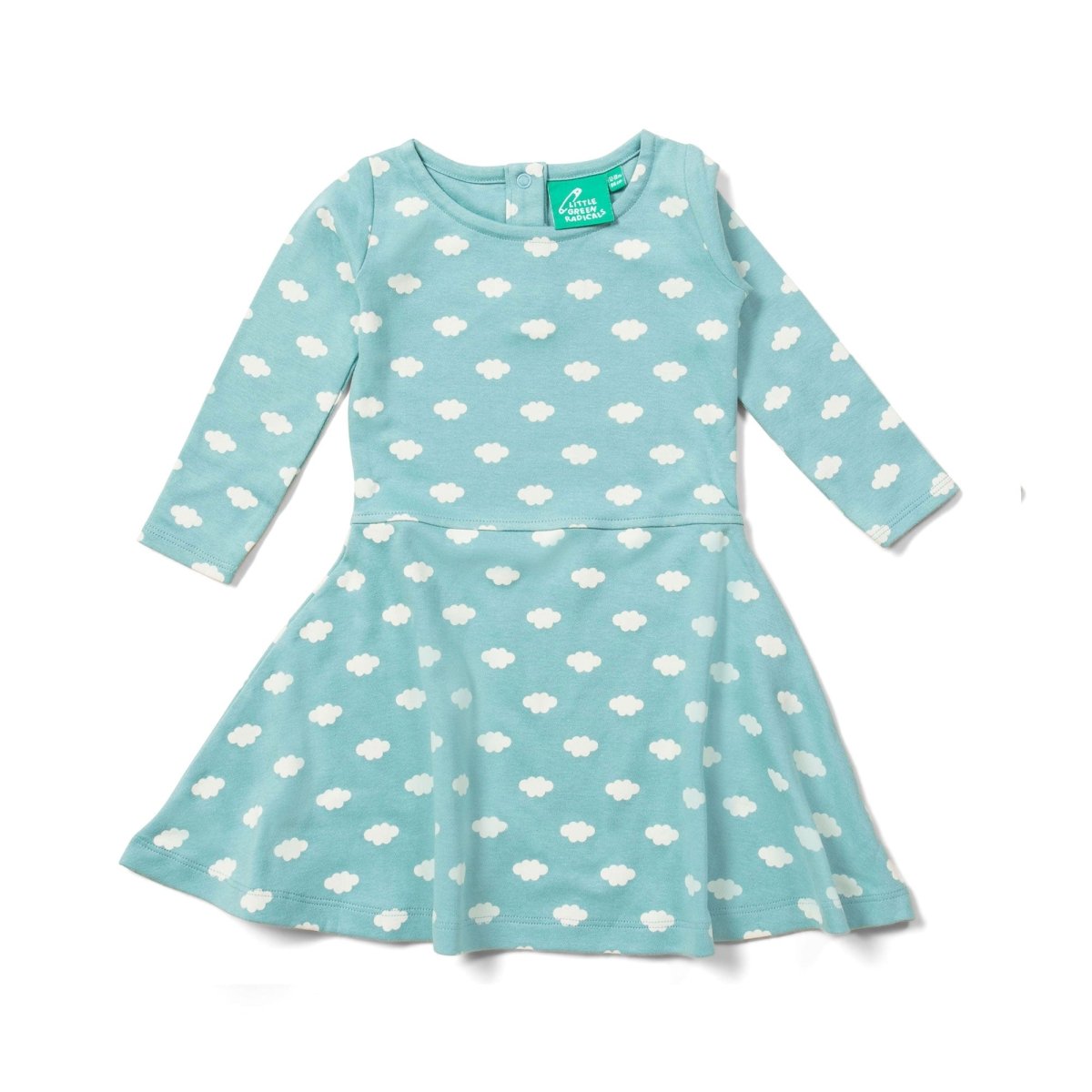 Fluffy cloud long sleeve spinny dress - Borro - rent baby kids clothes