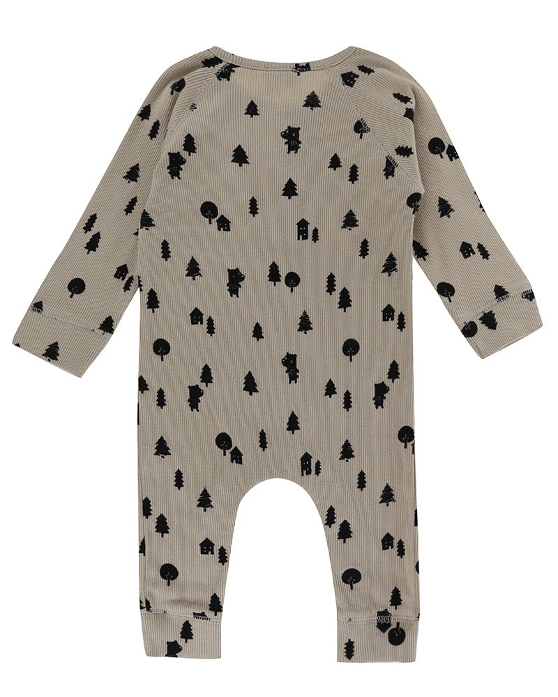 Forest bear playsuit - Borro - rent baby kids clothes