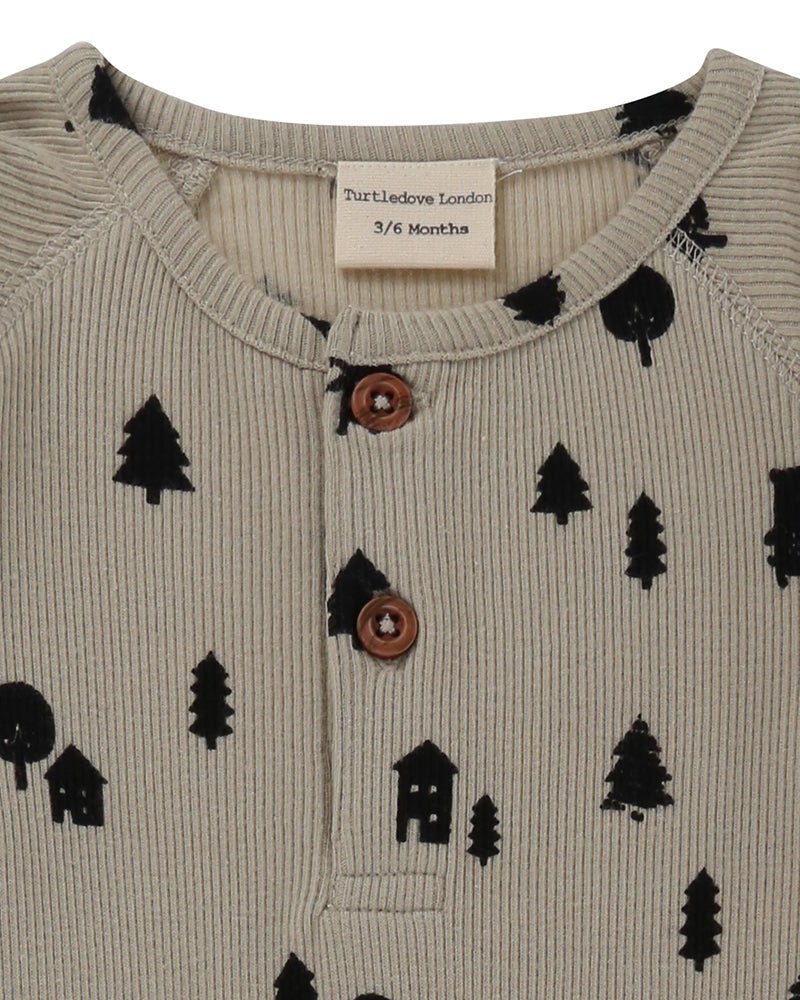 Forest bear playsuit - Borro - rent baby kids clothes