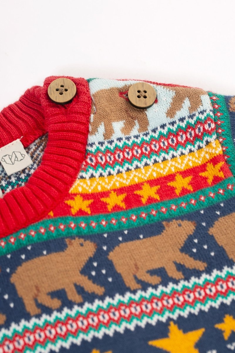 Forest fairisle jumper - Borro - rent baby kids clothes